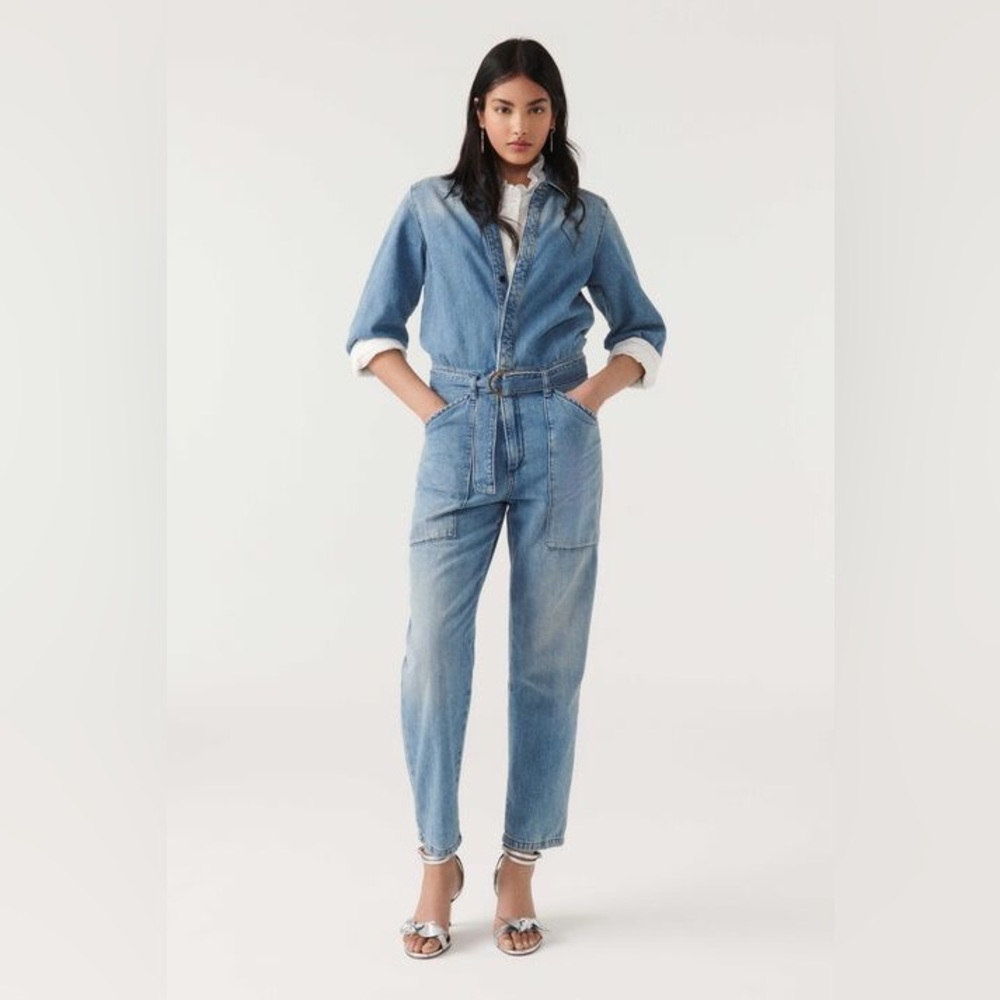 Ba&sh Frida denim jumpsuit / NWT / size 1